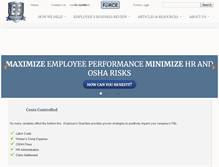 Tablet Screenshot of employersguardian.com